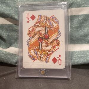 NWT Christian Louboutin Playing Card in Hard Magnetic Case Collectable